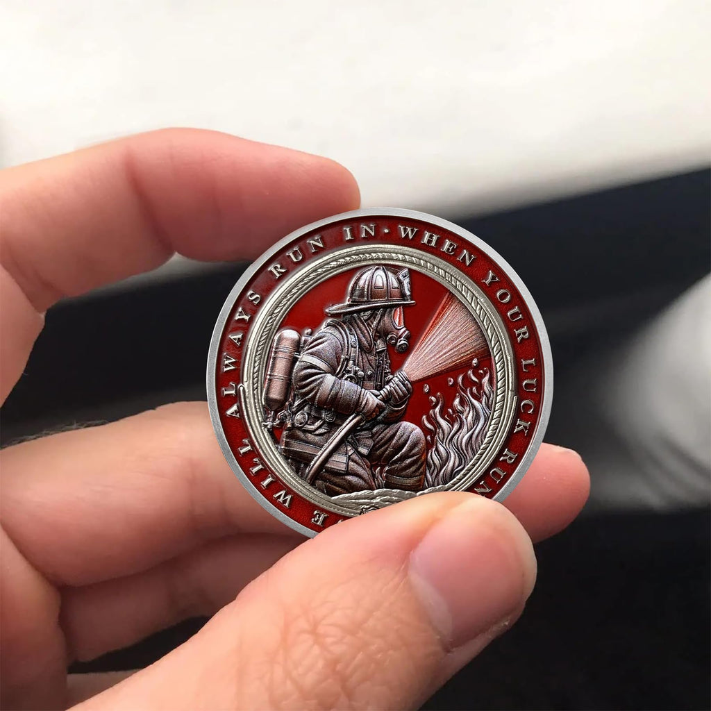 Masked Firefighter Courage & Honor Challenge Coin mysite