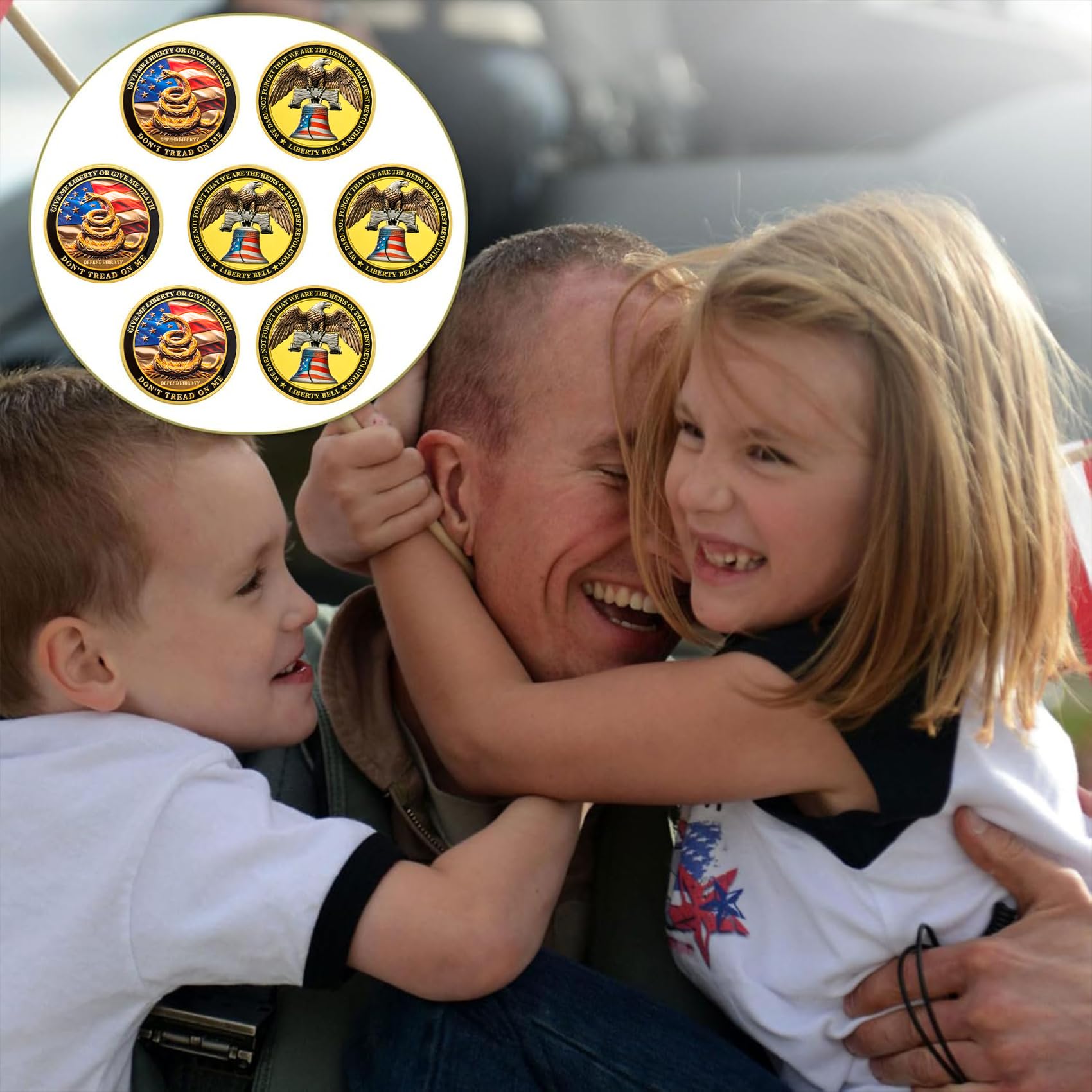 United States Liberty and Independence Veterans Challenge Coin mysite