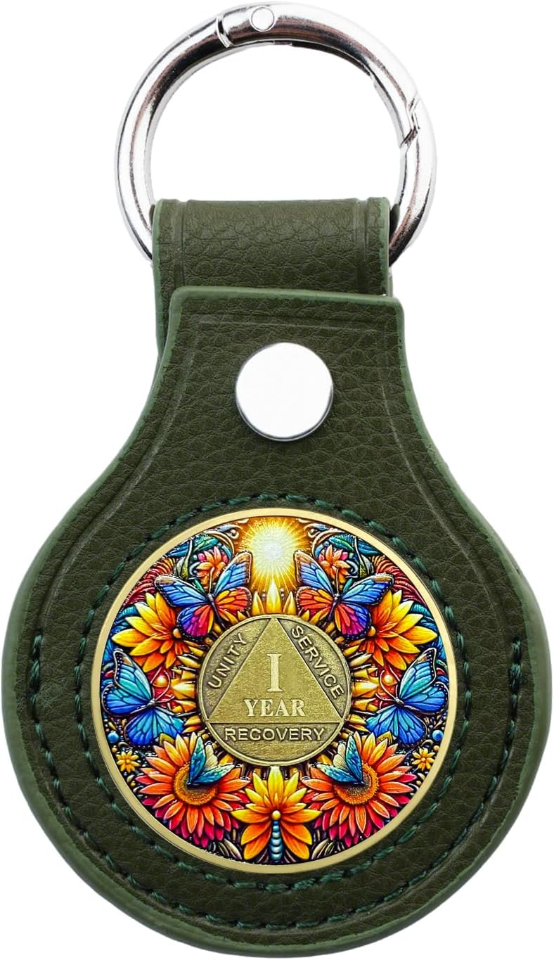 Handmade Premium Leather Coin Holder Keychain mysite