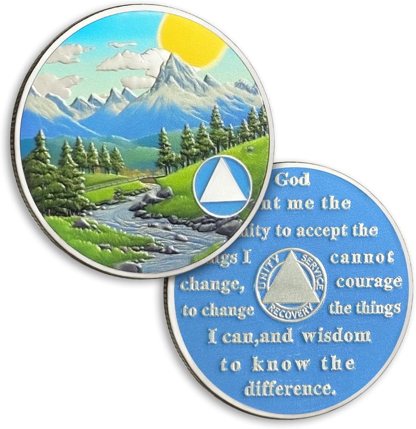 Personalized Sunrise Valley Sobriety Coin mysite