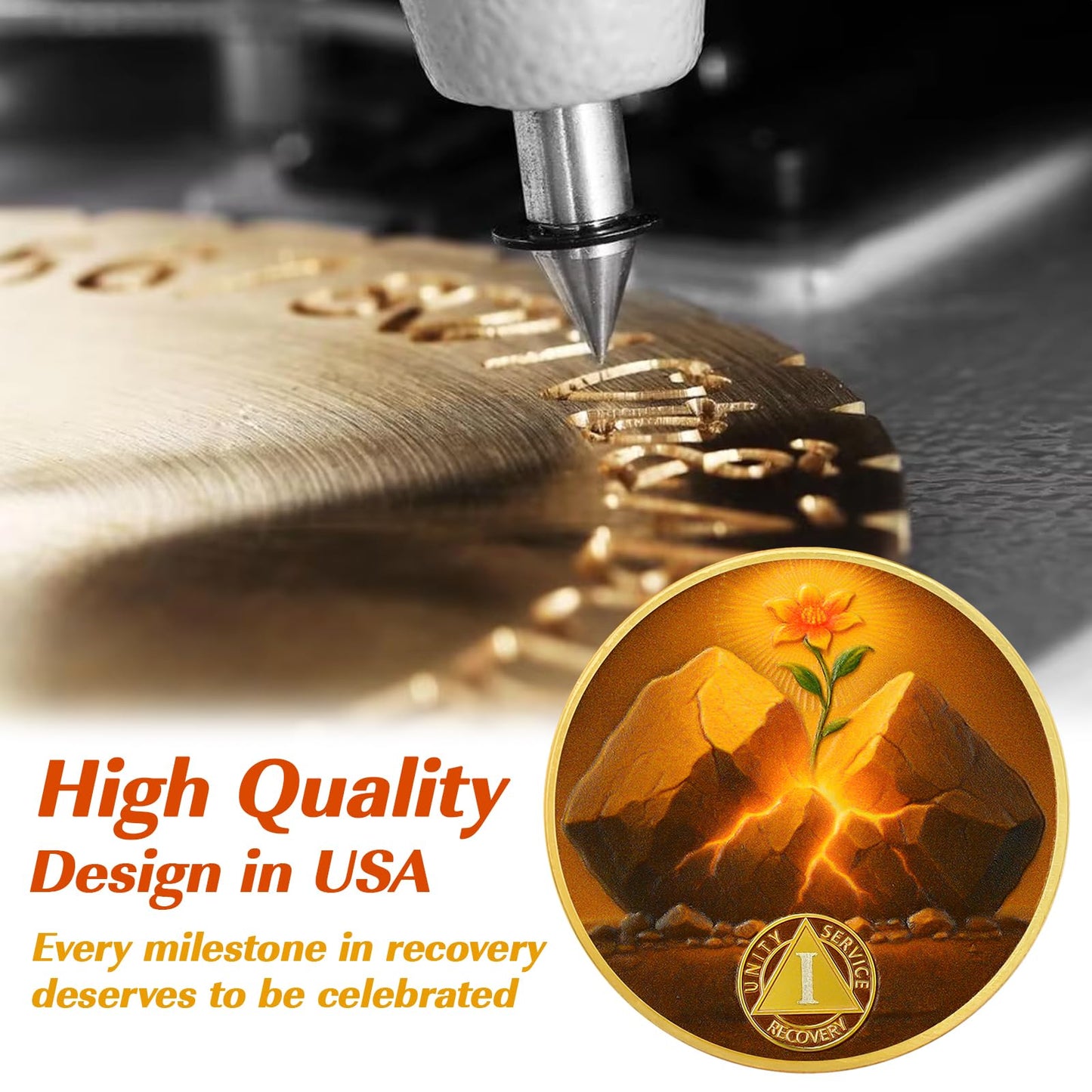 Personalized Hope in The Crack Sobriety Coin mysite