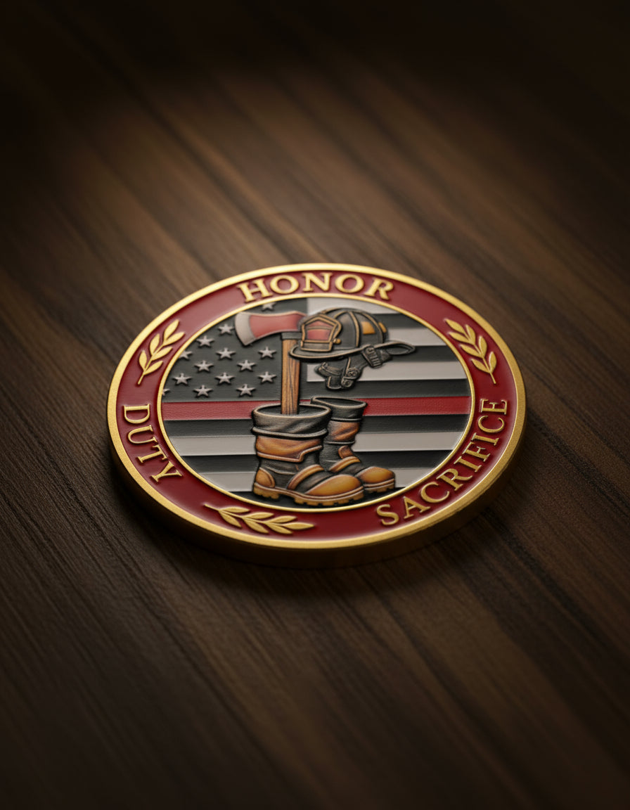 Firefighter Duty Honor Challenge Coin mysite