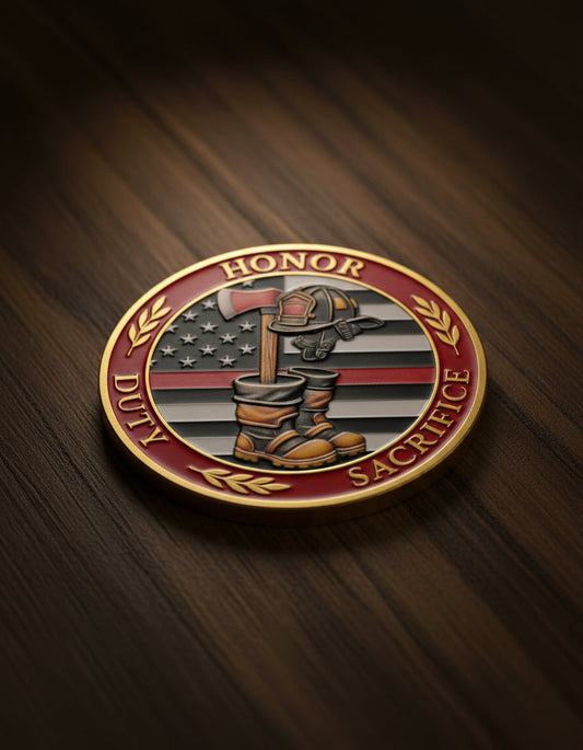 Firefighter Duty Honor Challenge Coin mysite