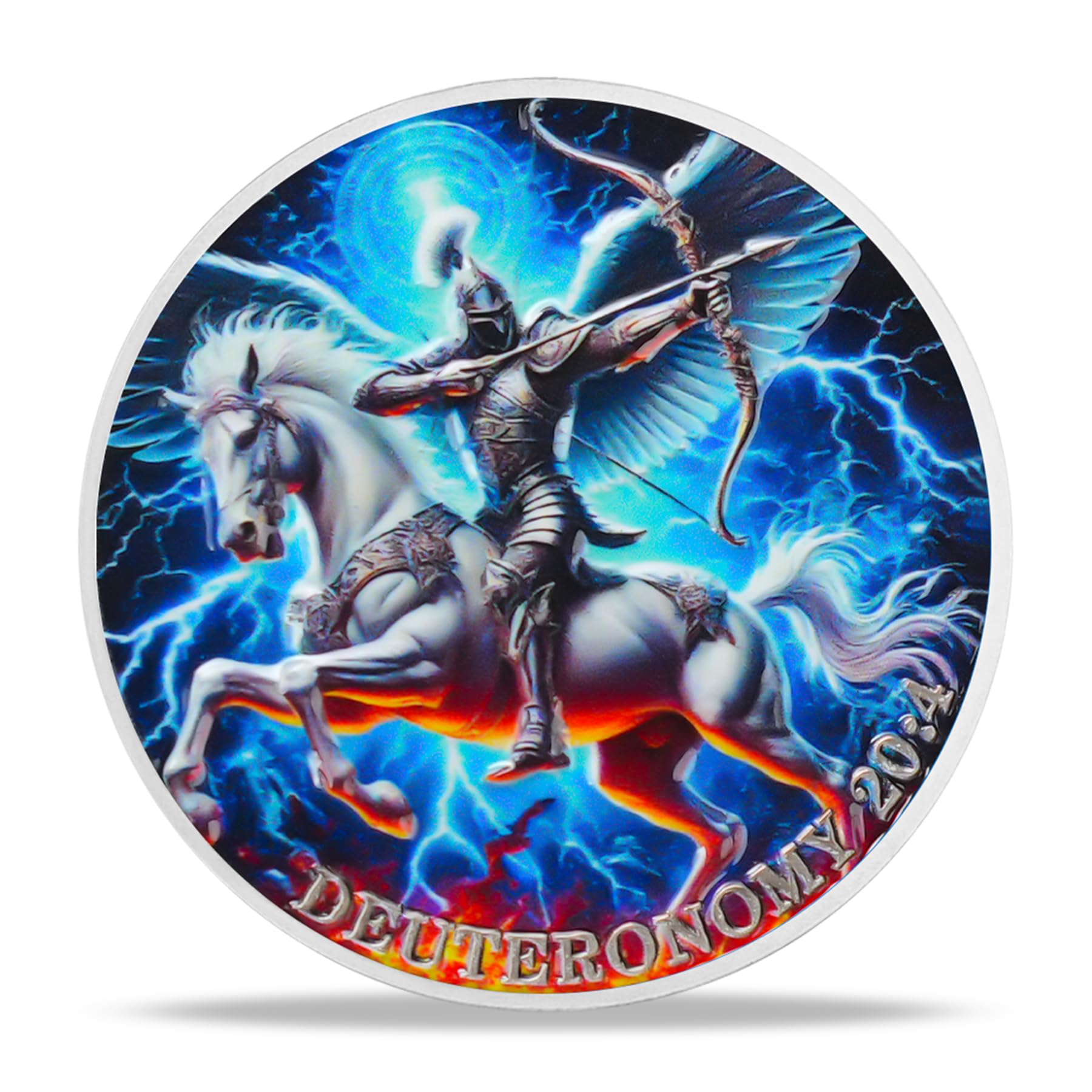 Holy City White Horse Knight Challenge Coin mysite