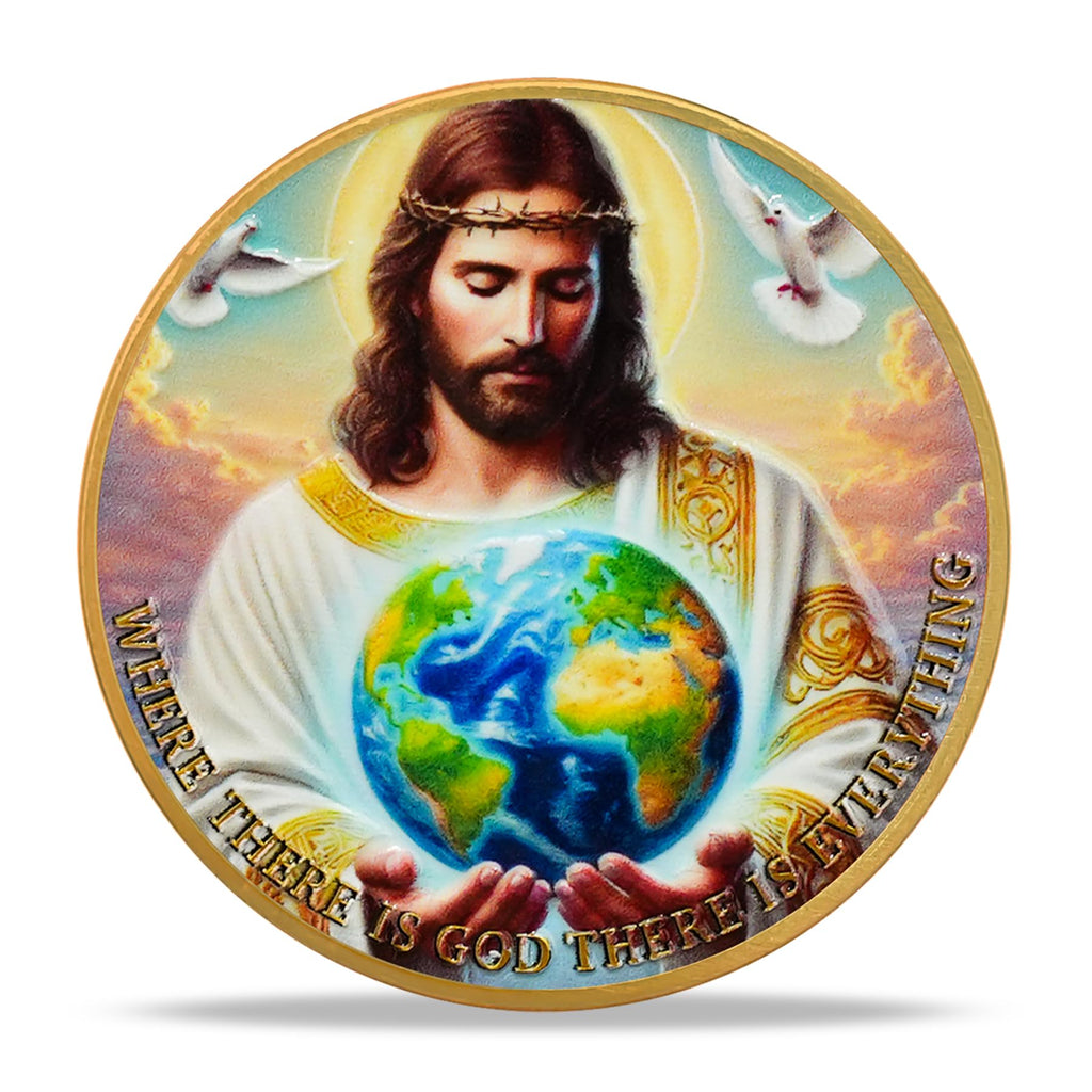 God Loved The World John 3:16 Verse Christian Challenge Coin mysite