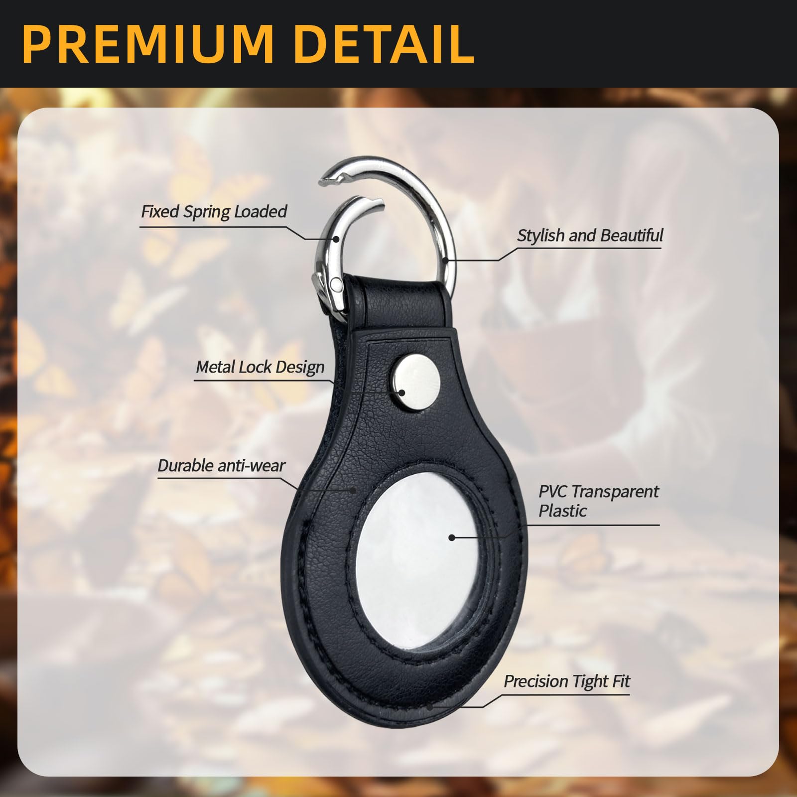 Handmade Premium Leather Coin Holder Keychain mysite