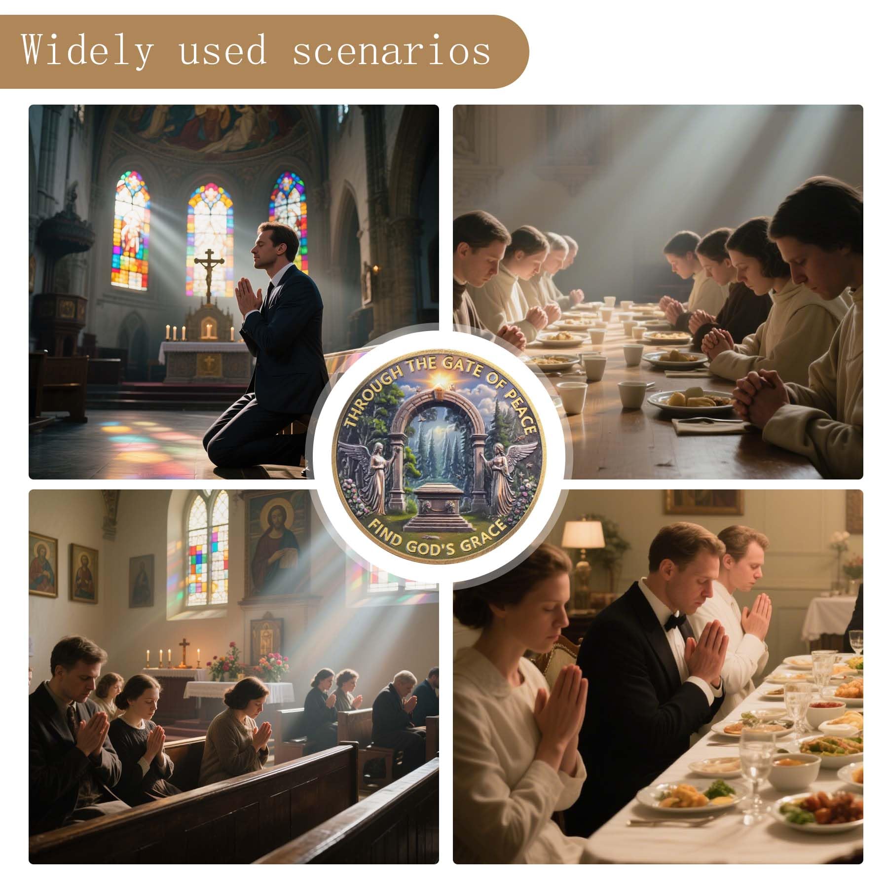 The Gate of Peace Christian Challenge Coin mysite