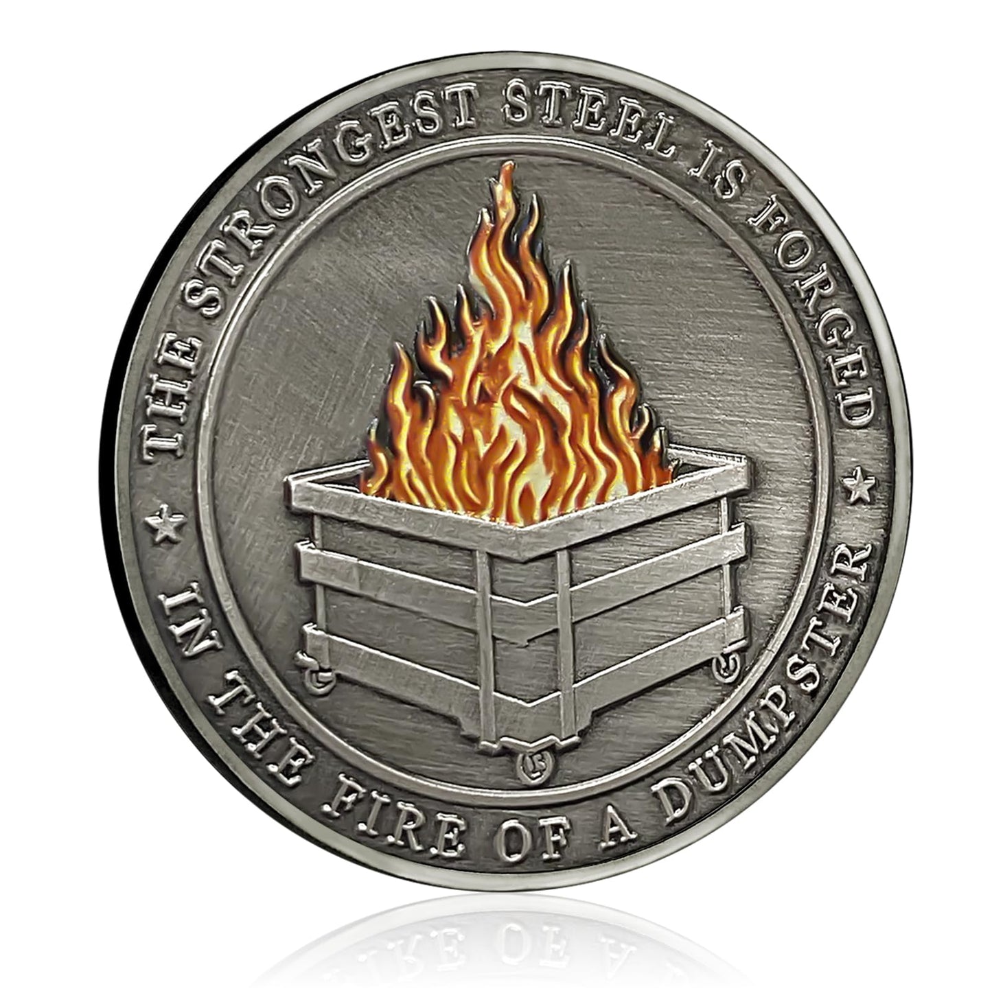 Hilarious Medallion for Staff Dumpster Fire Coin mysite
