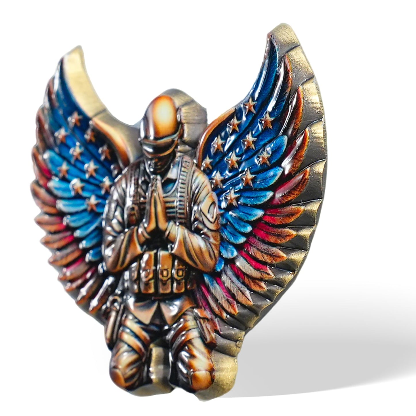 Guardian Wings Shaped Appreciation Veterans Challenge Coins mysite