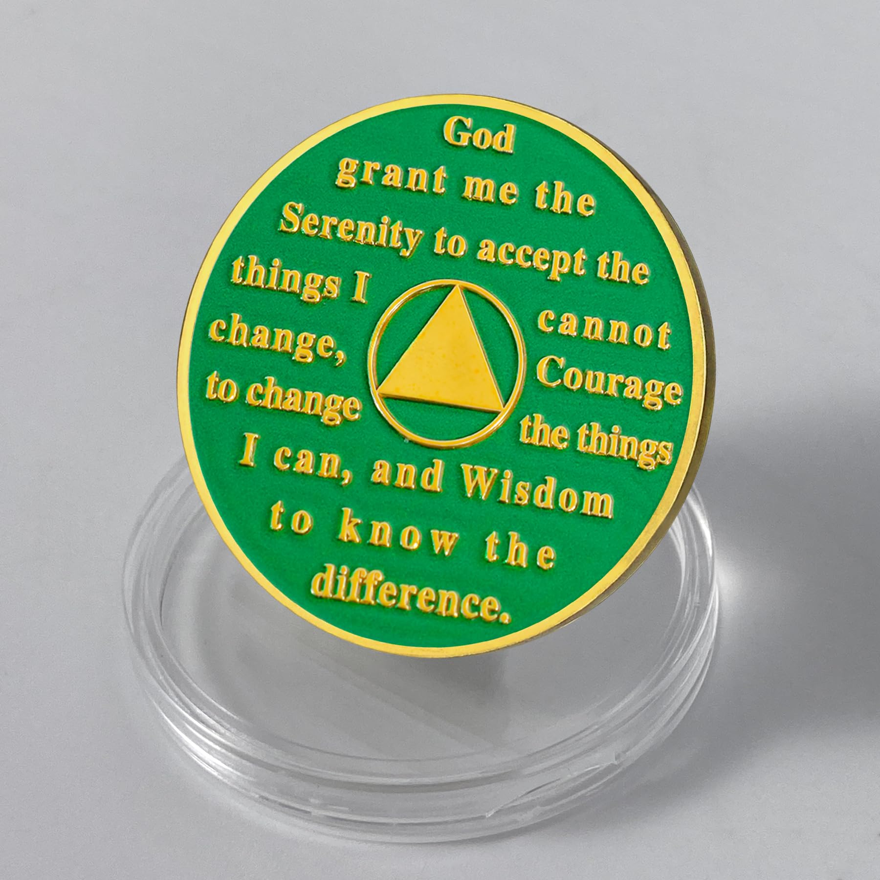 Serenity Prayer Recovery Coin Cabin Design with Unity Sobriety Challenge Coin mysite