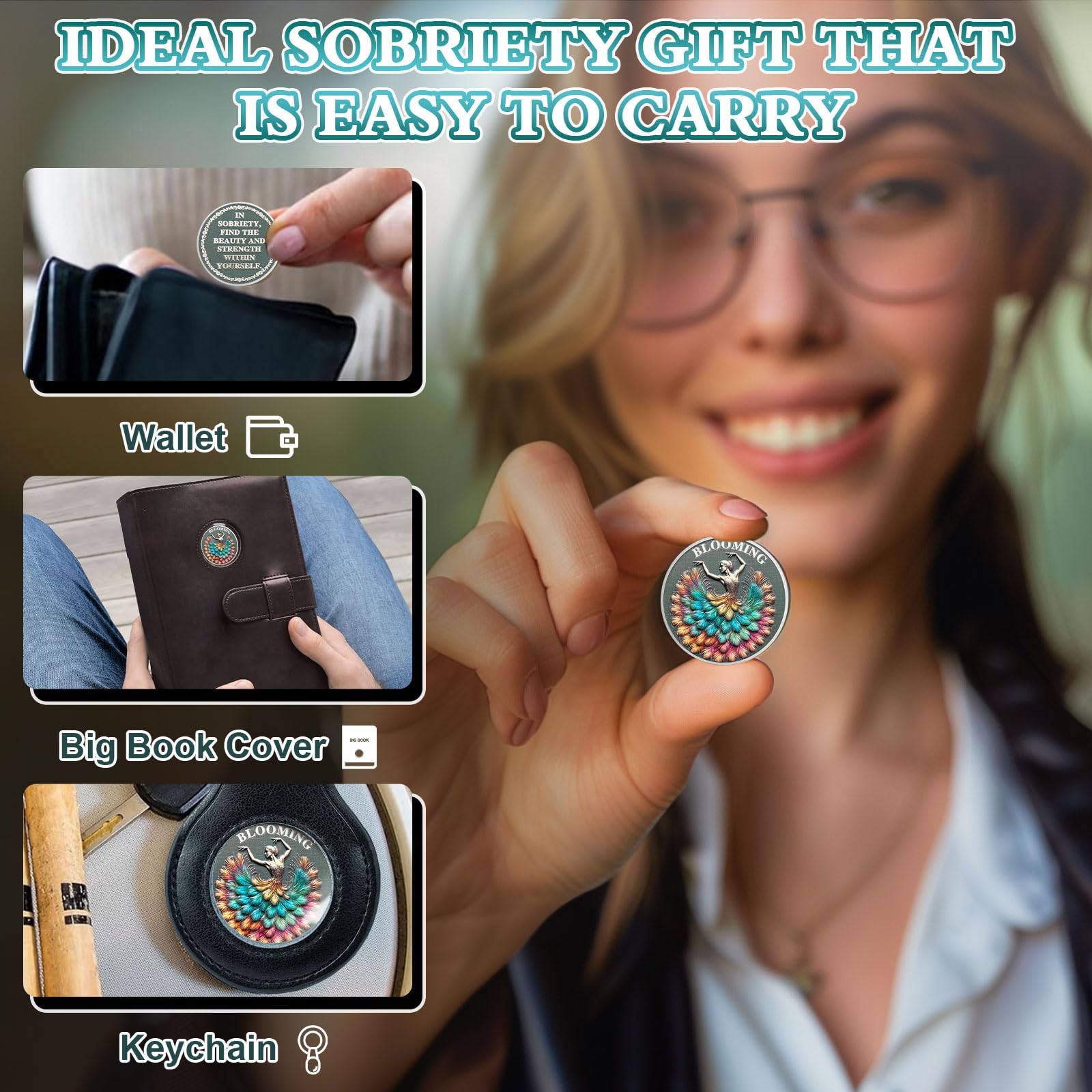 Blooming & Awakening Dancing Life Sobriety Coin mysite