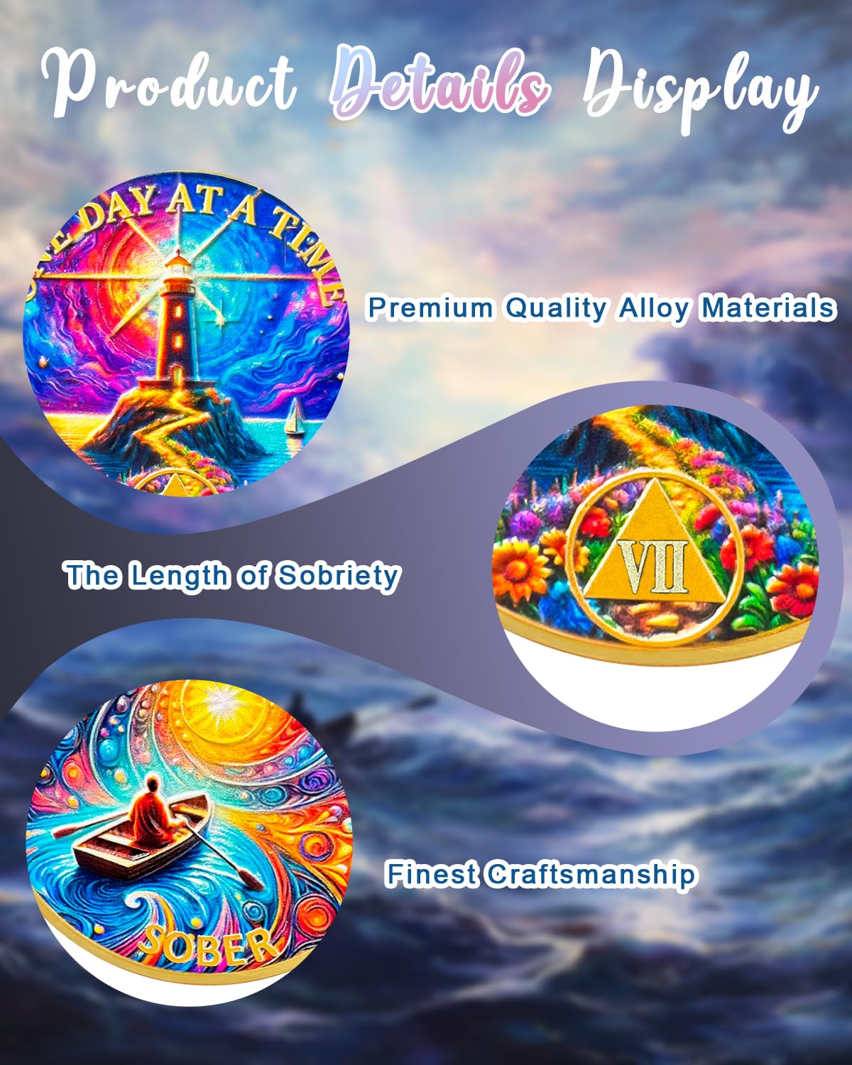 Personalized Recovery One Day at a Time  Sobriety Coin mysite