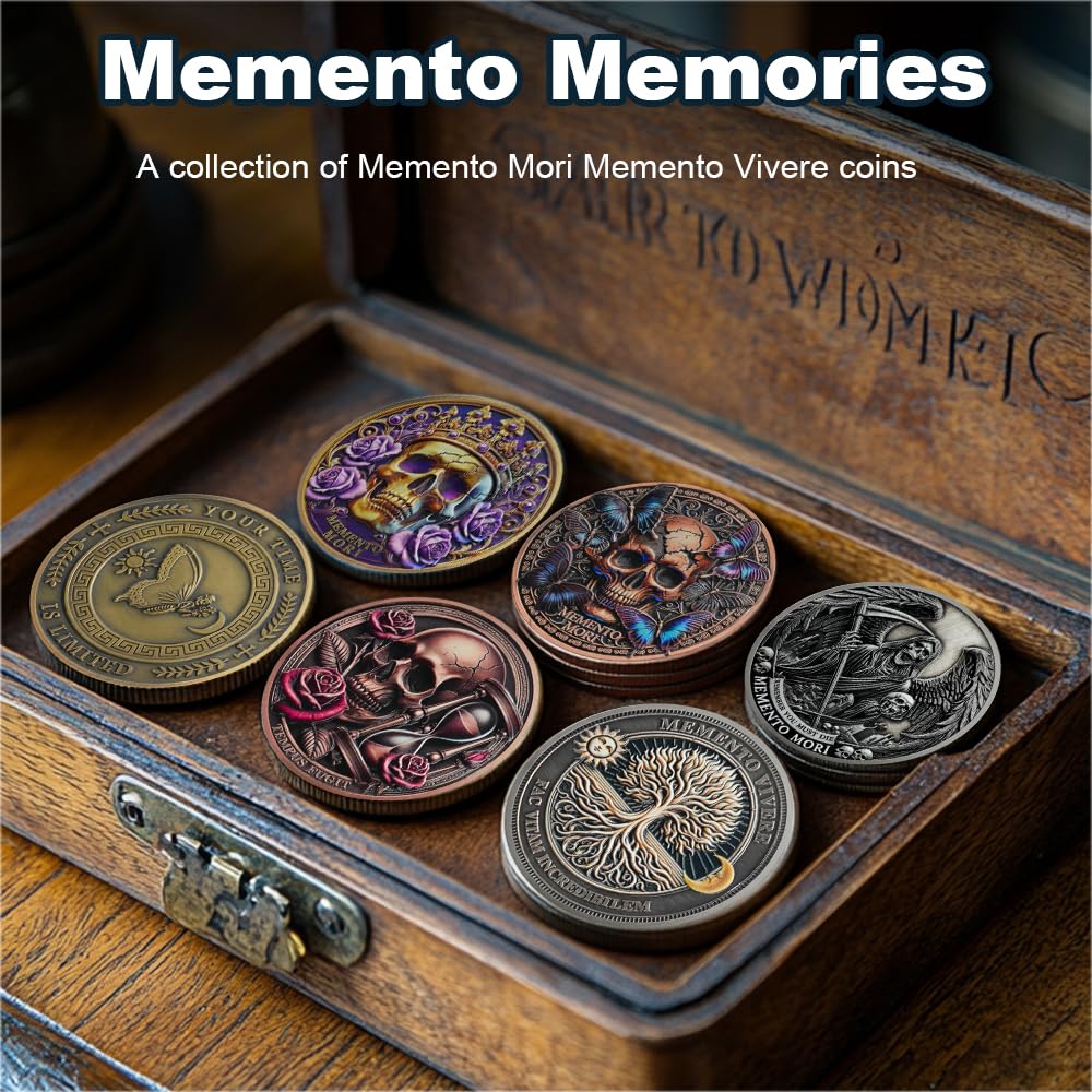 Your Time is Limited Inspirational Stoicism Memento Mori Coin mysite
