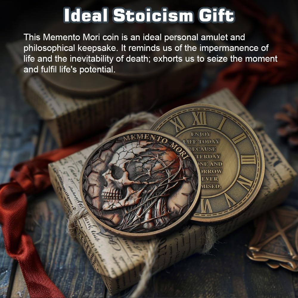 Memento Mori Coin Skull Challenge Coins mysite