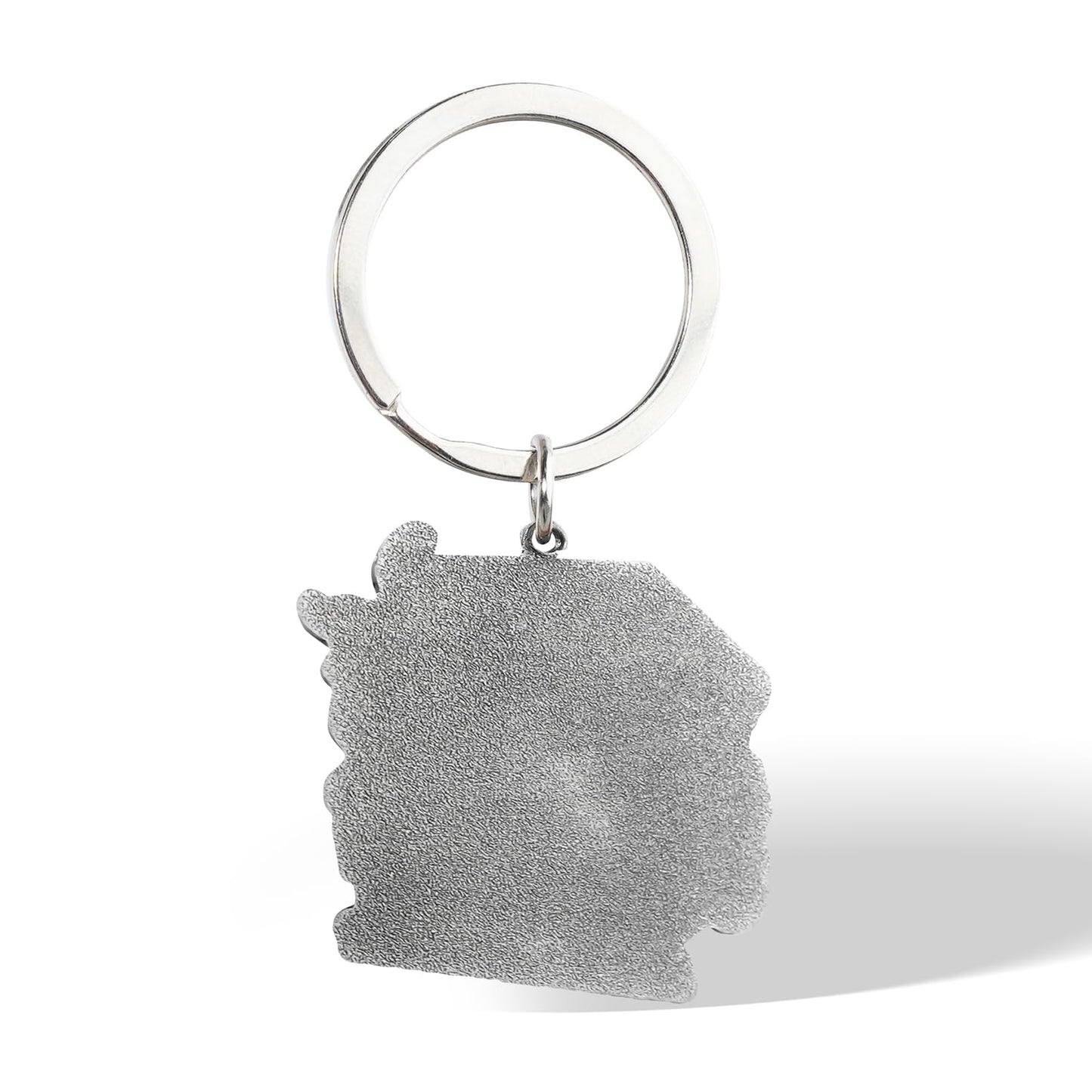 Unique Metal Steel Flame Trash Can Keychain mysite