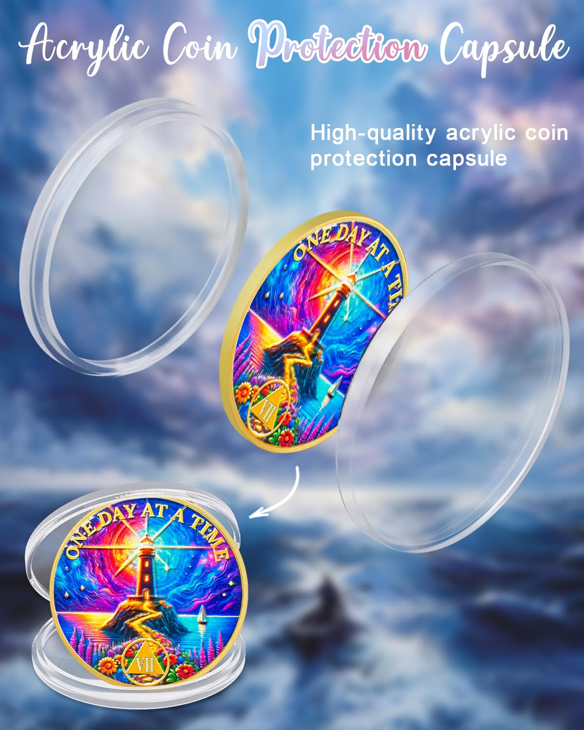 Personalized Recovery One Day at a Time  Sobriety Coin mysite