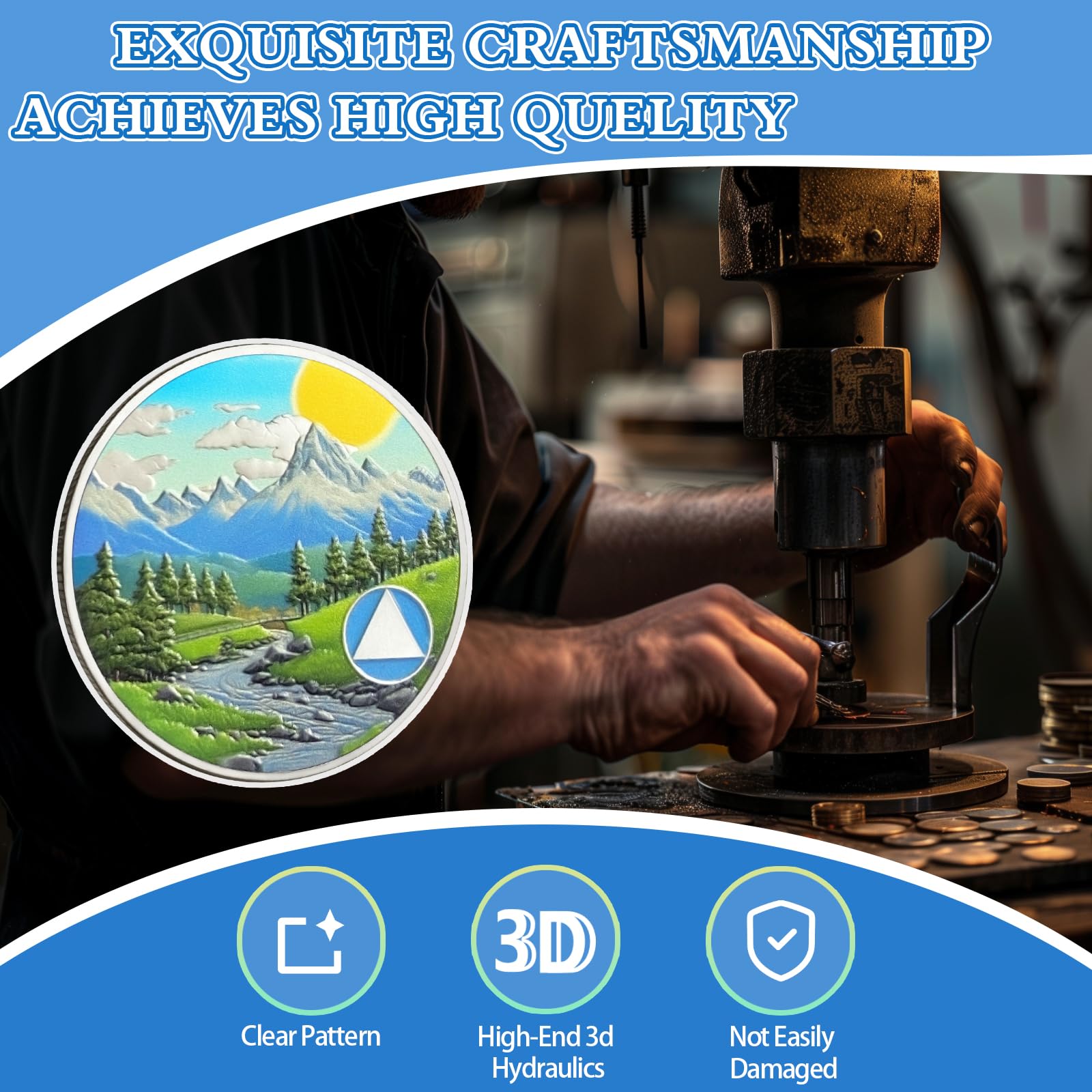 Personalized Sunrise Valley Sobriety Coin mysite