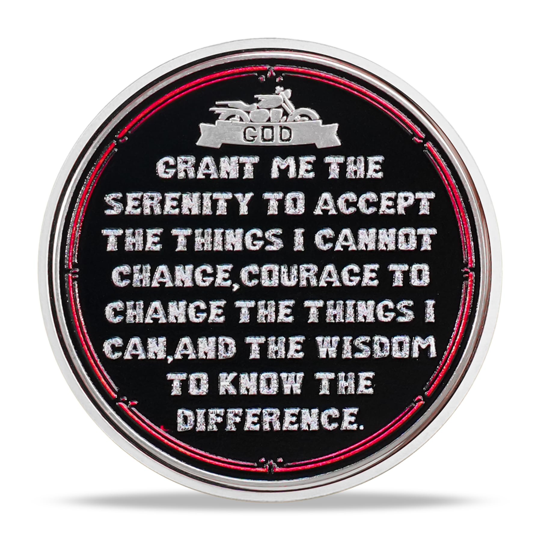 Inspirational Recovery Motorcycle Soberity Challenge Coin mysite