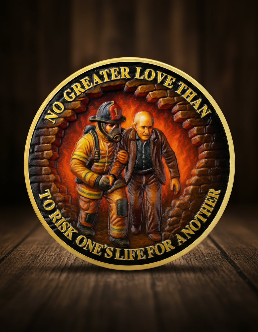 Firefighter Rescue Duty Honor Coin mysite