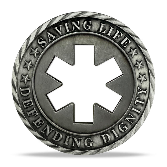 Emergency Medical Services Logo EMS Challenge Coin EMS mysite