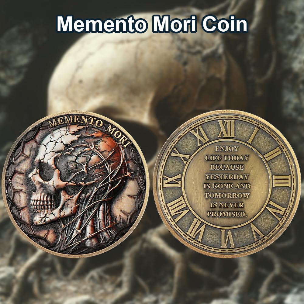 Memento Mori Coin Skull Challenge Coins mysite