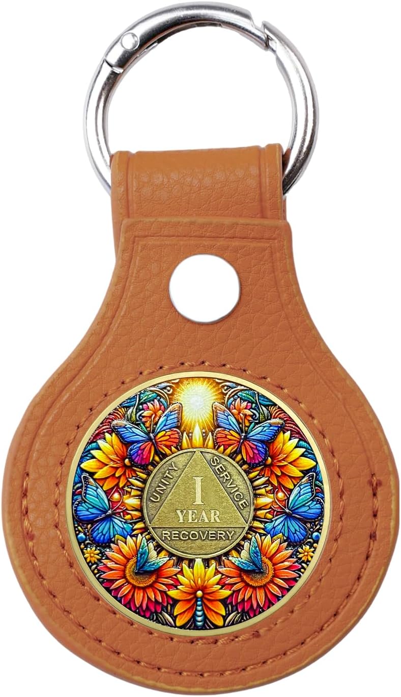 Handmade Premium Leather Coin Holder Keychain mysite