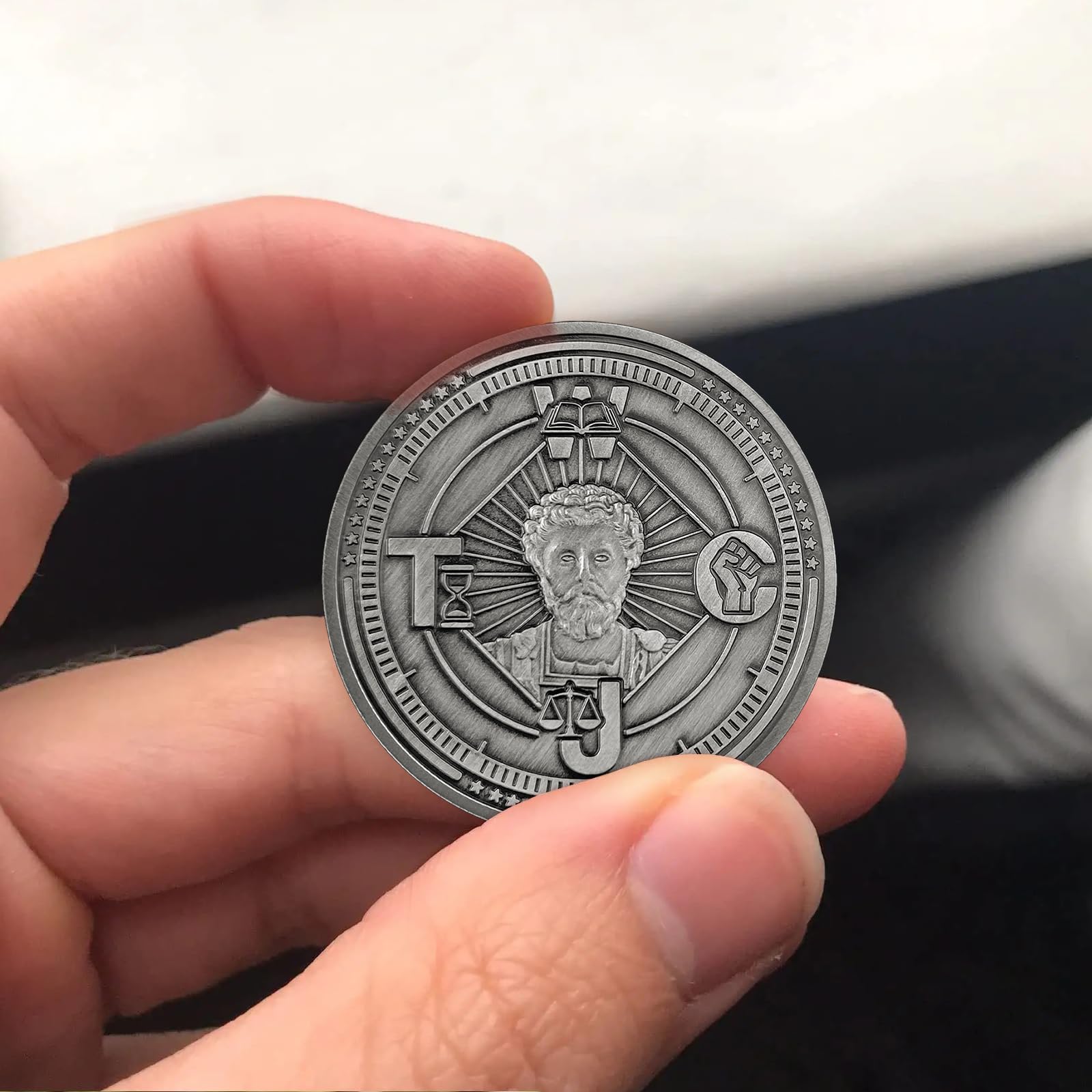 Cardinal virtues coin four virtues Stoic coin mysite