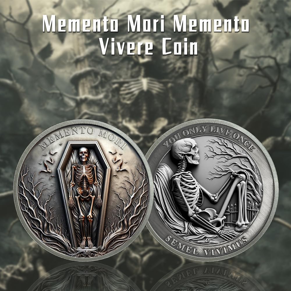 Stoic Reminder Memento Mori Coins mysite