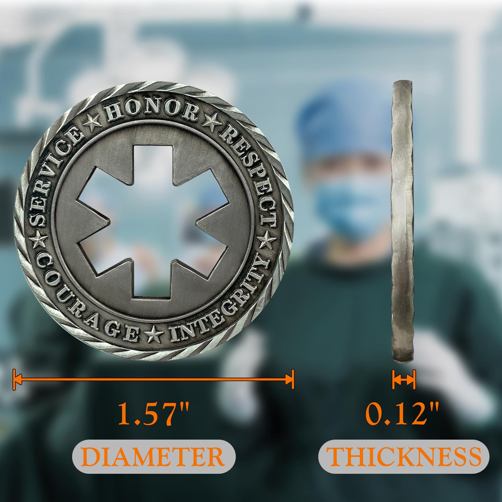 Emergency Medical Services Logo EMS Challenge Coin EMS mysite