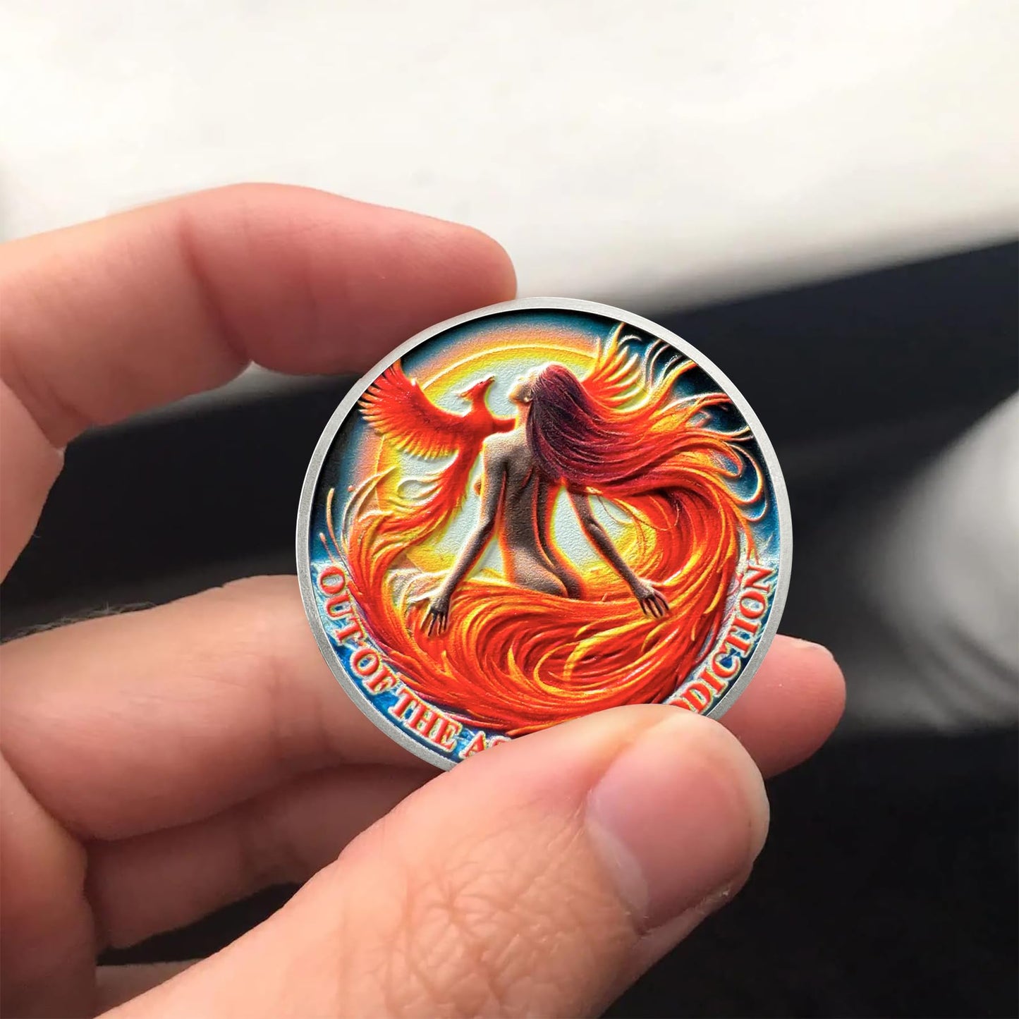 Phoenix Woman Sobriety Coin mysite