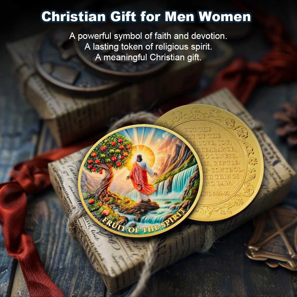 Fruit of The Spirit Christian Challenge Coin mysite