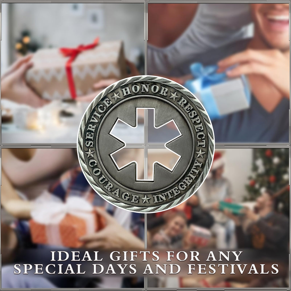 Emergency Medical Services Logo EMS Challenge Coin EMS mysite