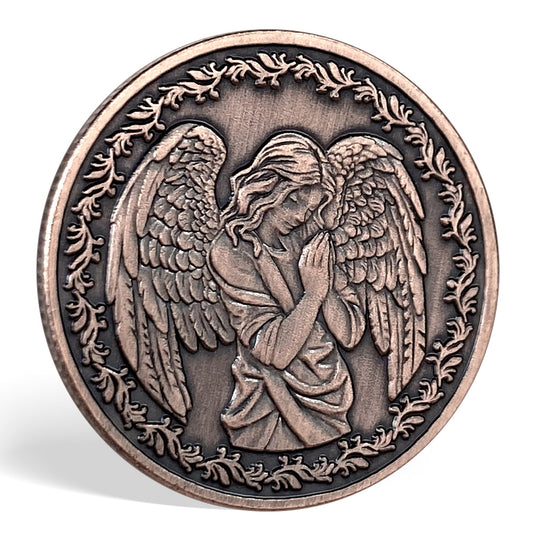 Guardian Angel and Courage Metal Game Token Coin mysite