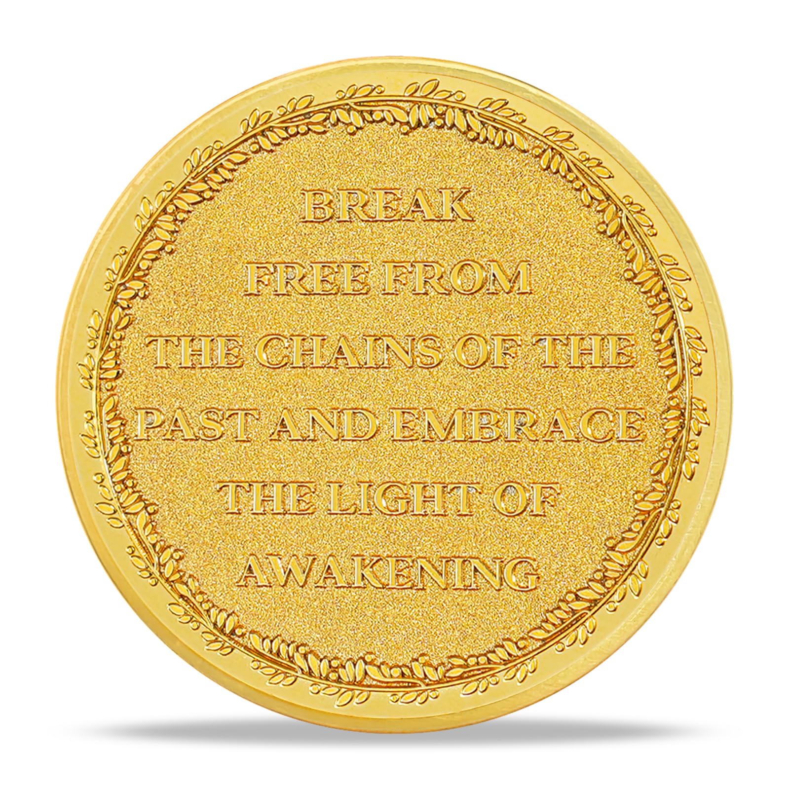 Motivational Recovery Coin Embrace Awakening Transformative Journey toward Personal Growth and Freedom mysite