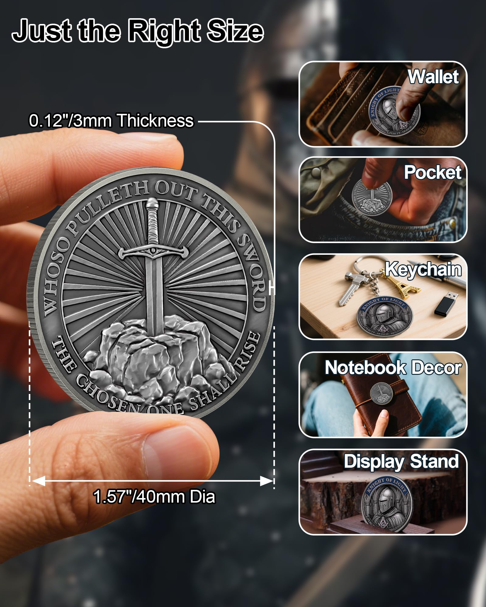 Knights Templar Challenge Coin mysite