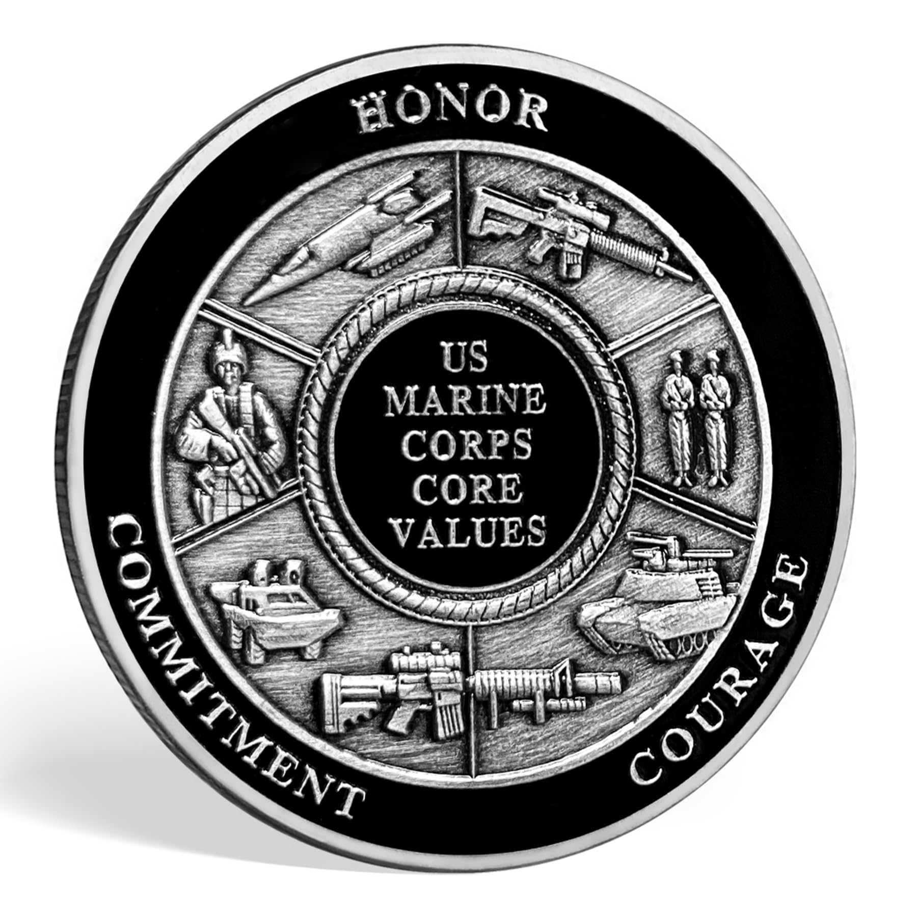 Marine Corps Core Value Challenge Coin mysite