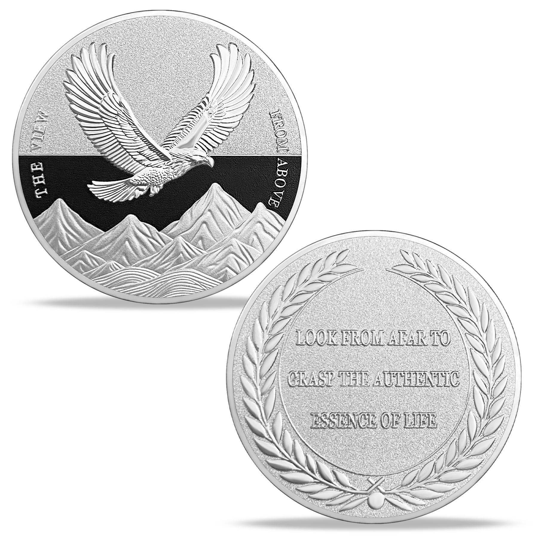 The View from Above Eagle Inspiring Challenge Coin mysite