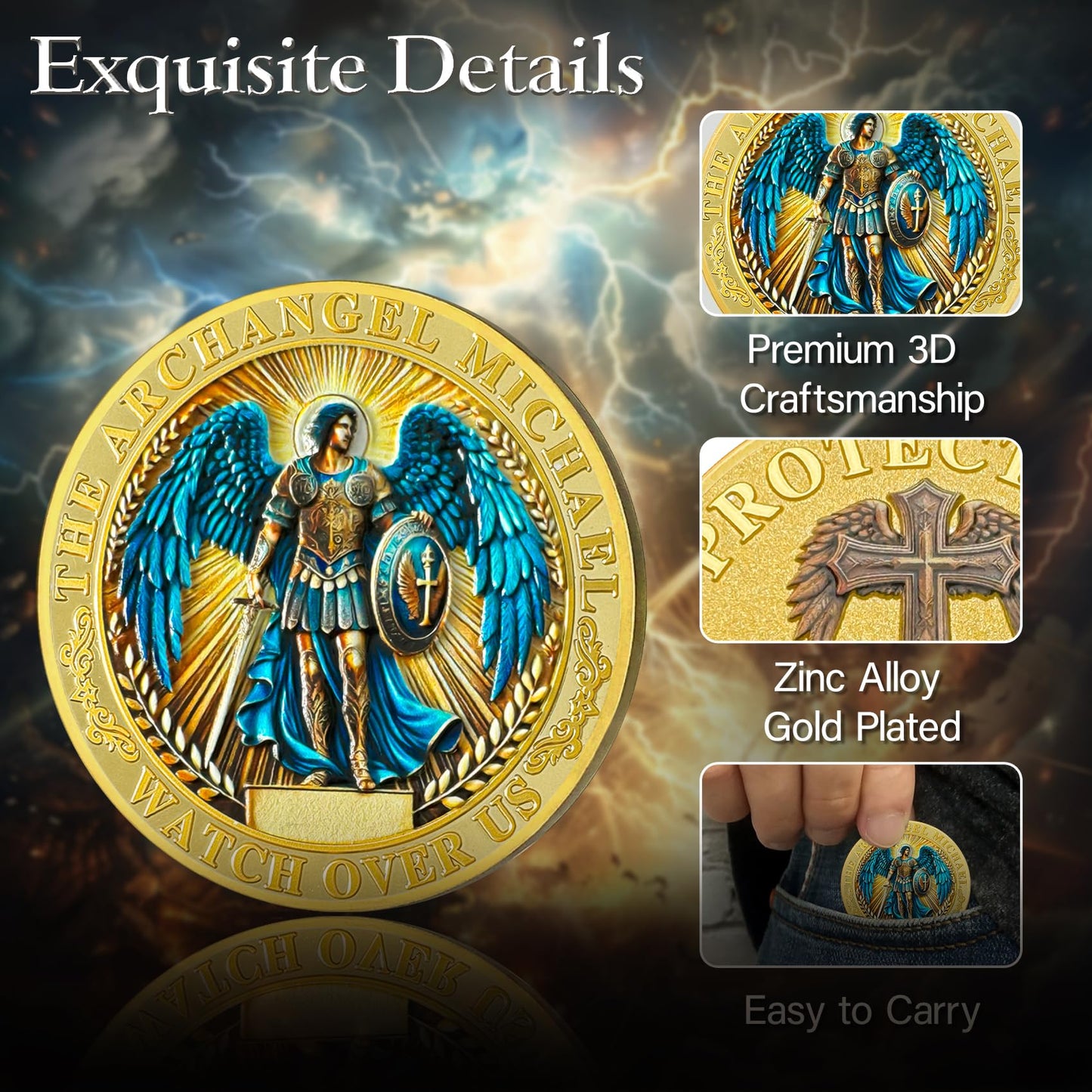 St Michael Coins Saint Michael Police Officers Prayer Coin mysite