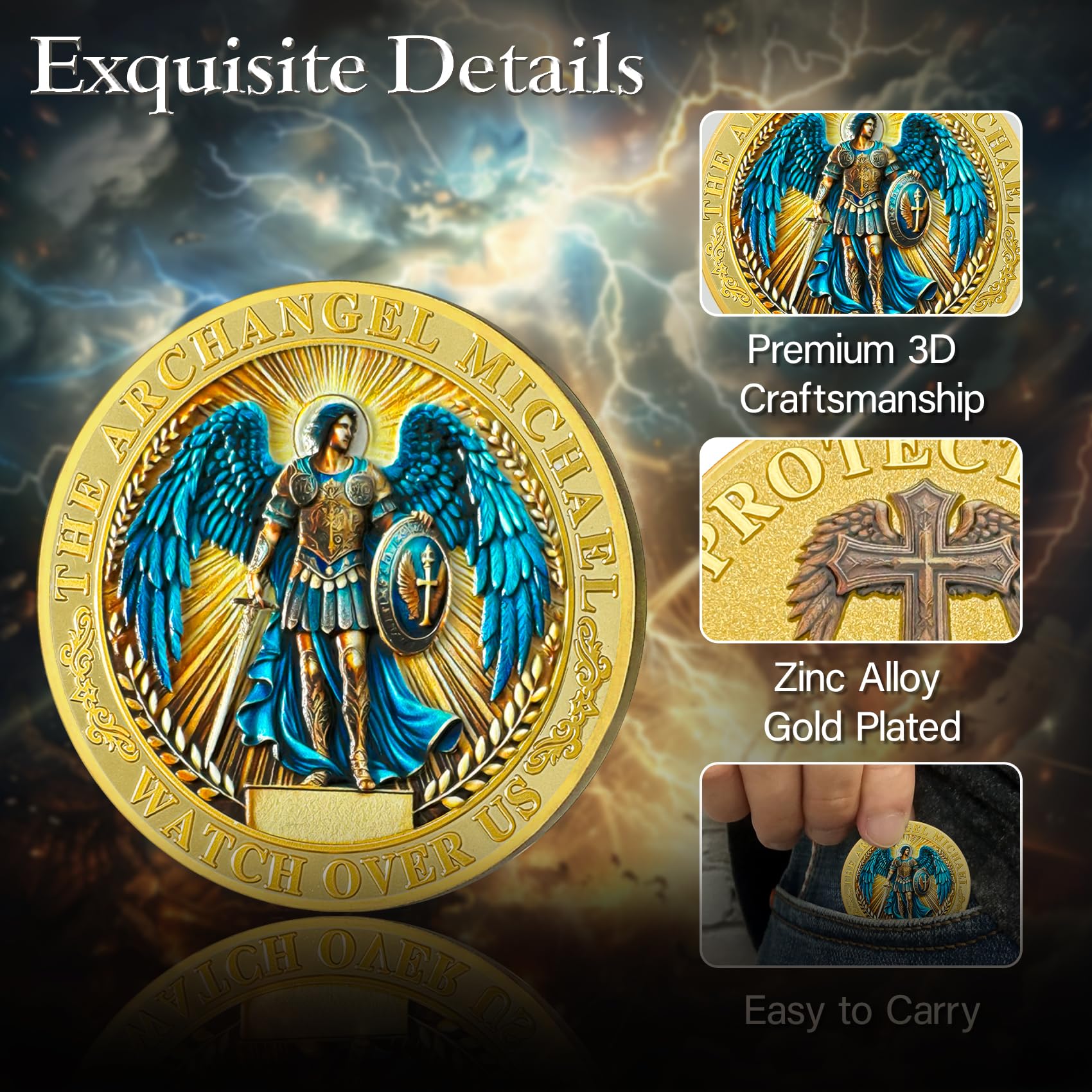 St Michael Coins Saint Michael Police Officers Prayer Coin mysite