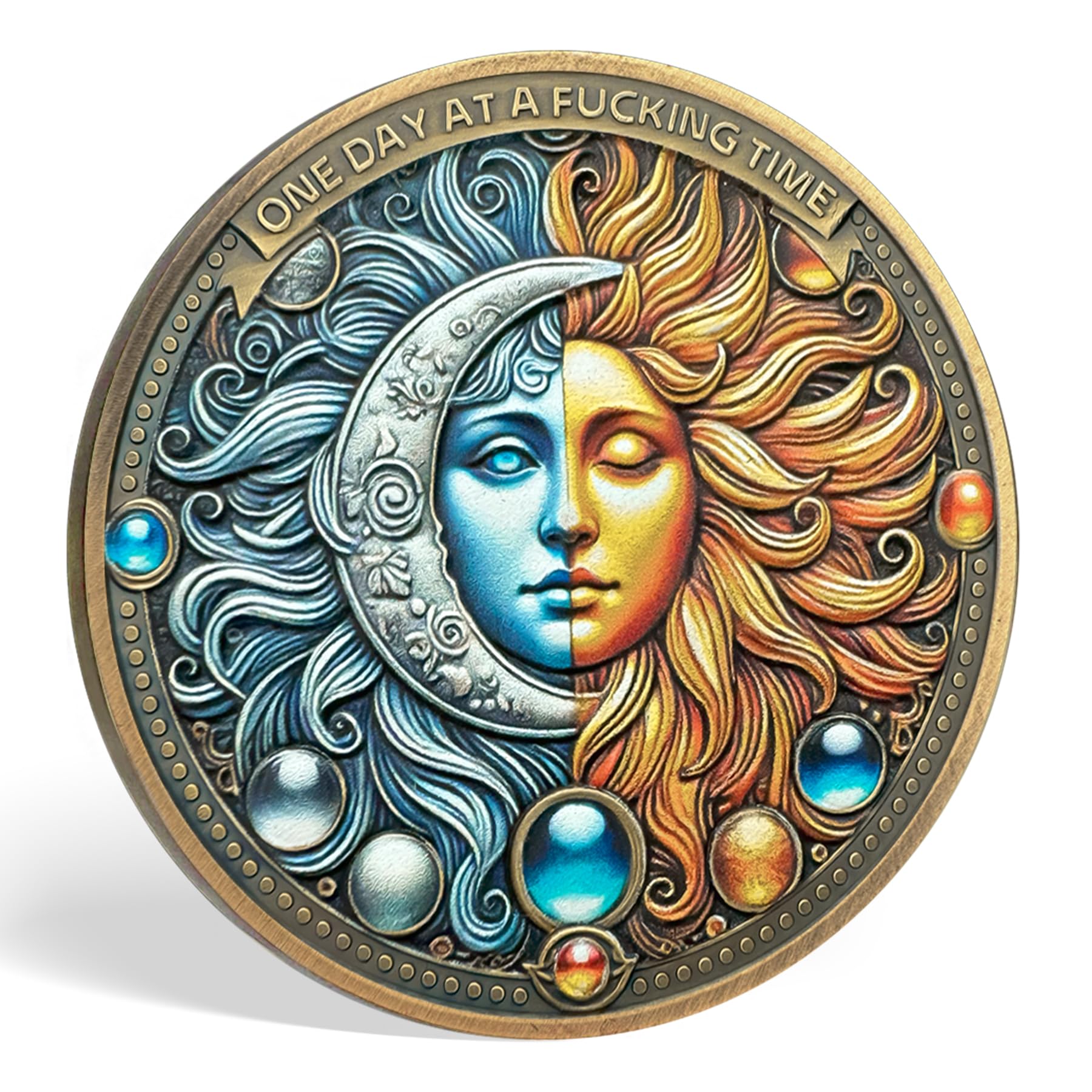 Sun and Moon Recovery Sobriety Coin mysite