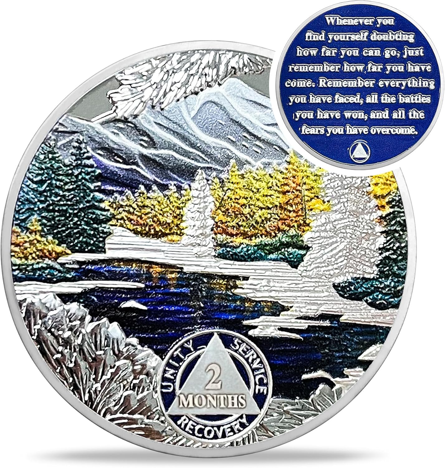 1-12 Month Recovery Seasonal Landscapes Sobriety Coins mysite