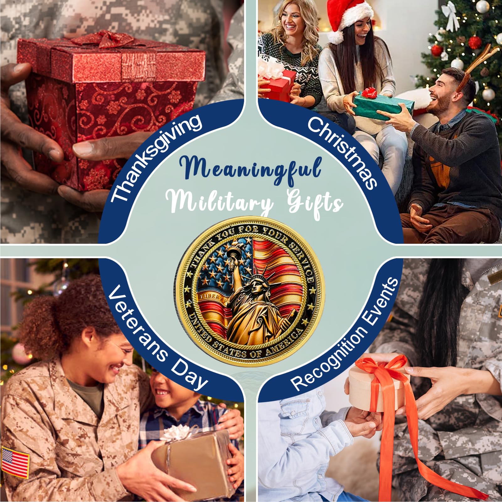 Thank You for Your Service Military Veterans Challenge Coins mysite