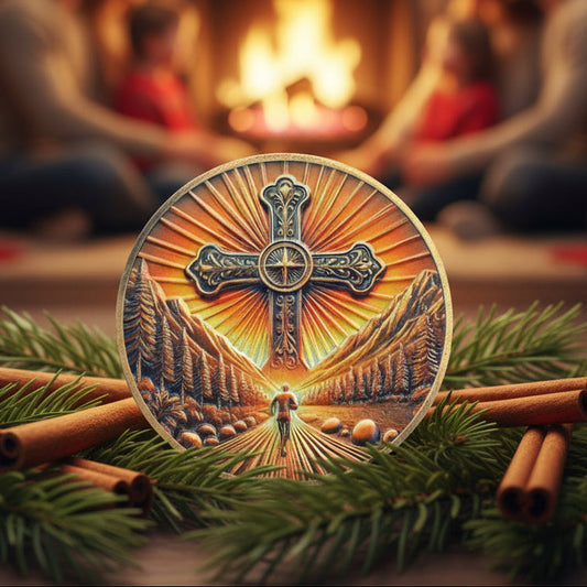 Radiant Cross Path Religious Coin mysite