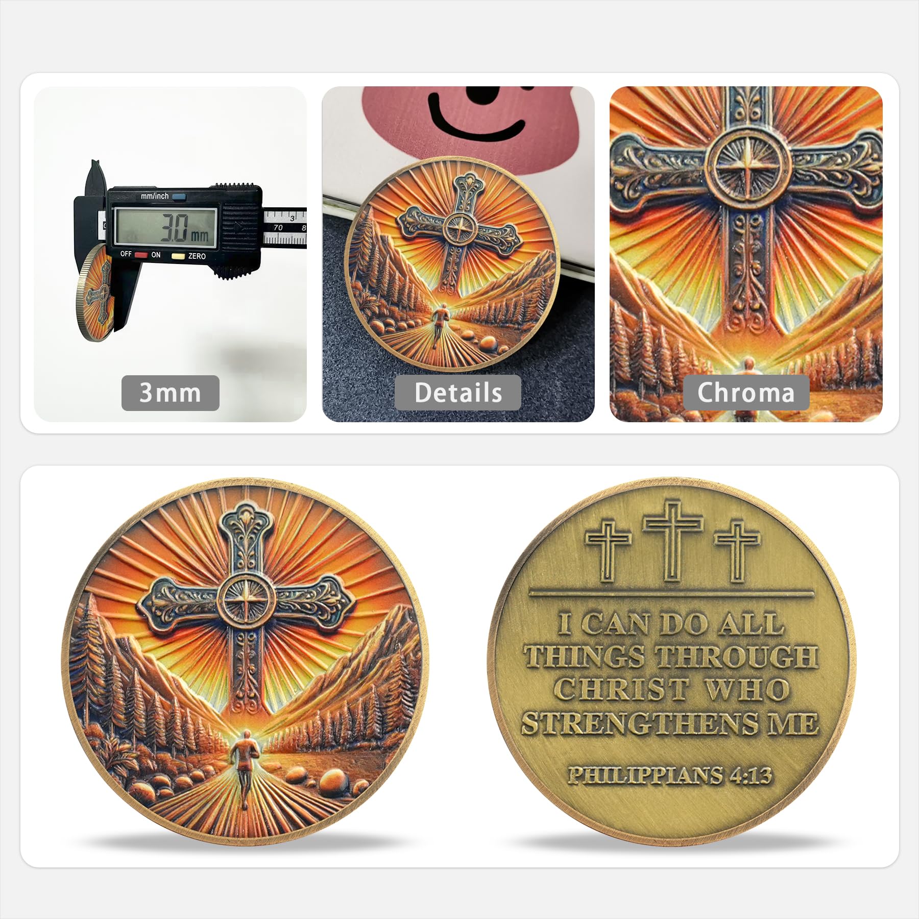 Radiant Cross Path Religious Coin mysite