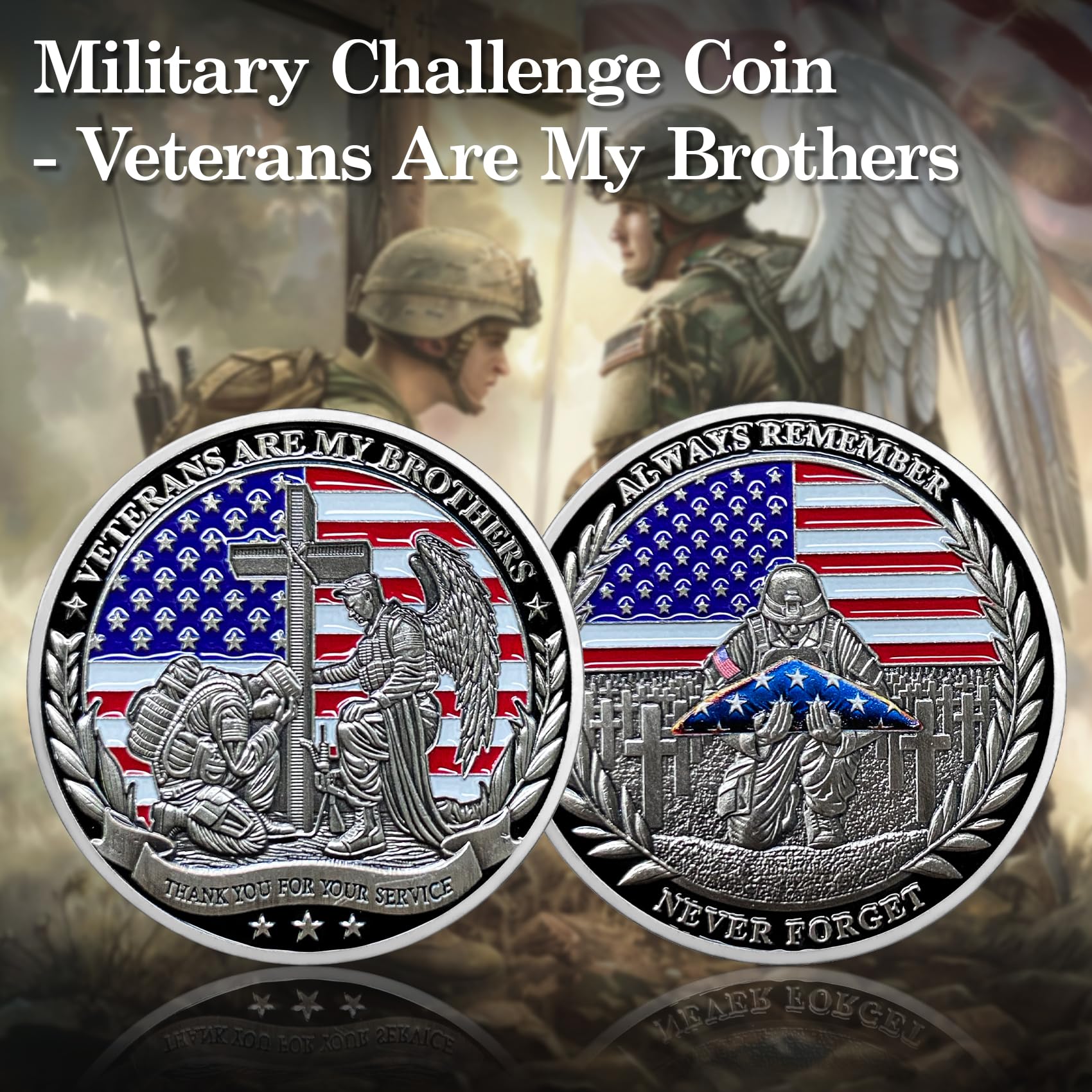 US Military Coins Veteran Challenge Coin mysite