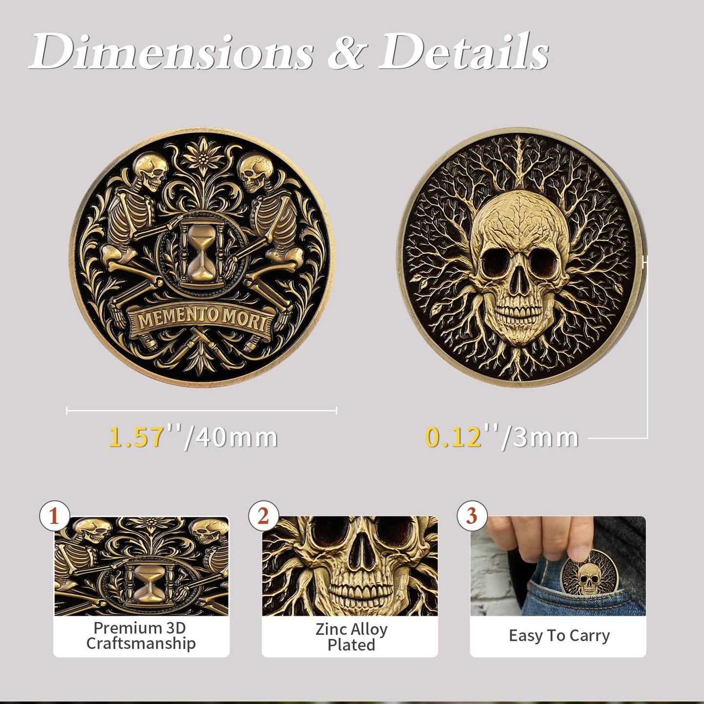 Guardian Skull Memento Challenge Coin mysite