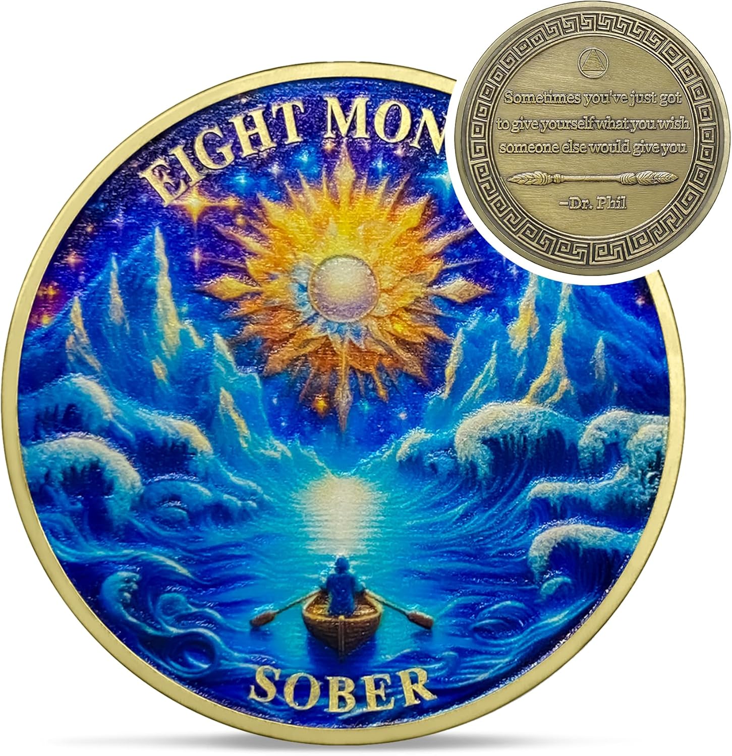 1-12 Months Recovery Addiction Celebrate Living Clean Sobriety Coin mysite