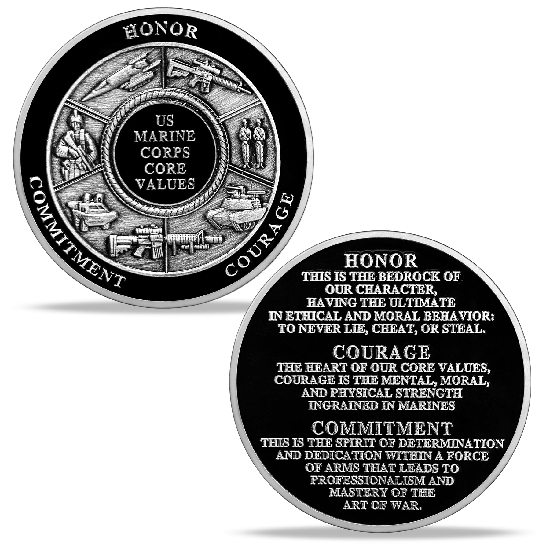Marine Corps Core Value Challenge Coin mysite