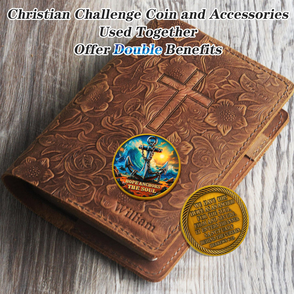 Hope Anchor Hebrews 6:19 Jesus Religious Christian Challenge Coin mysite