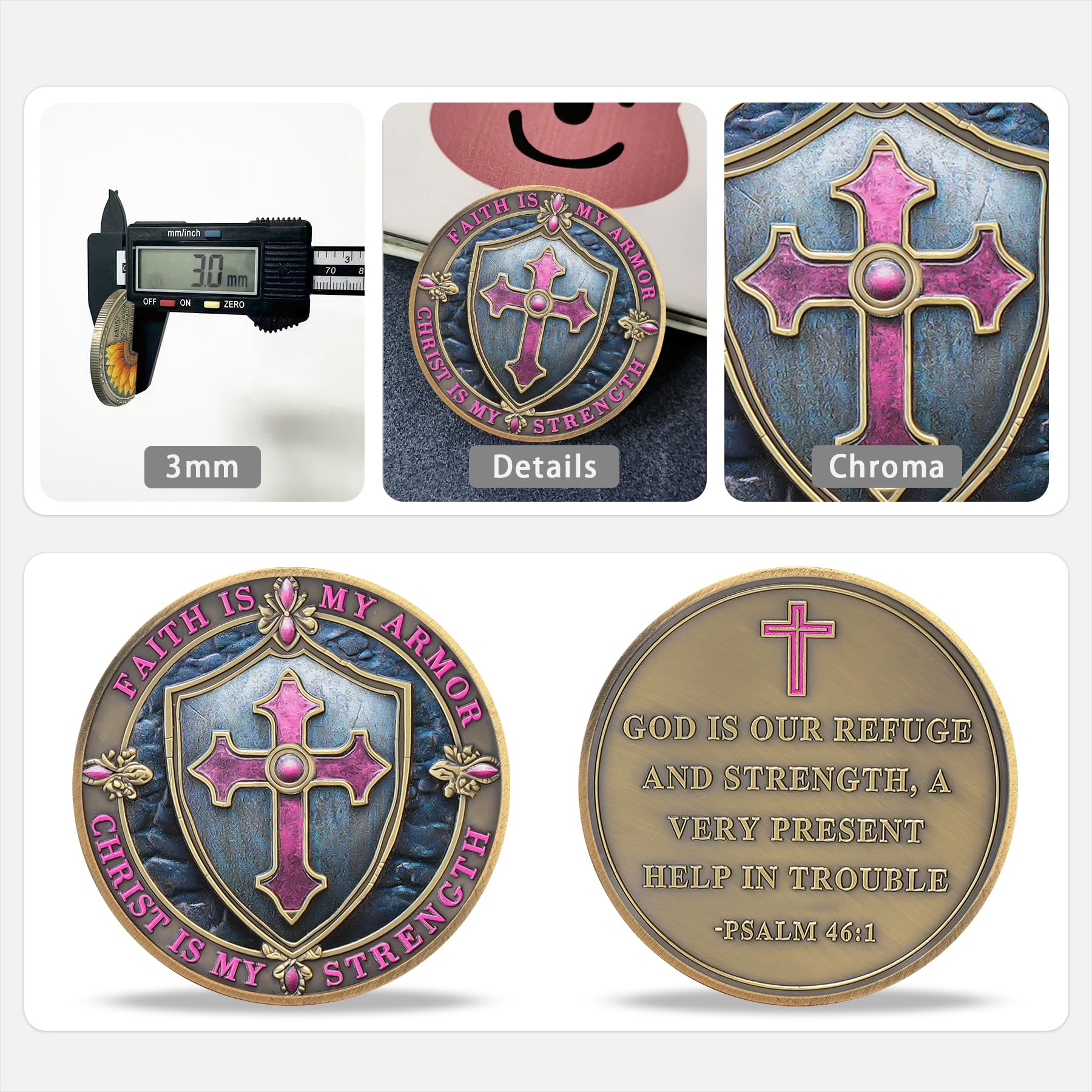 Inspirational Bible Verse Beach Footprints Religious Coin mysite